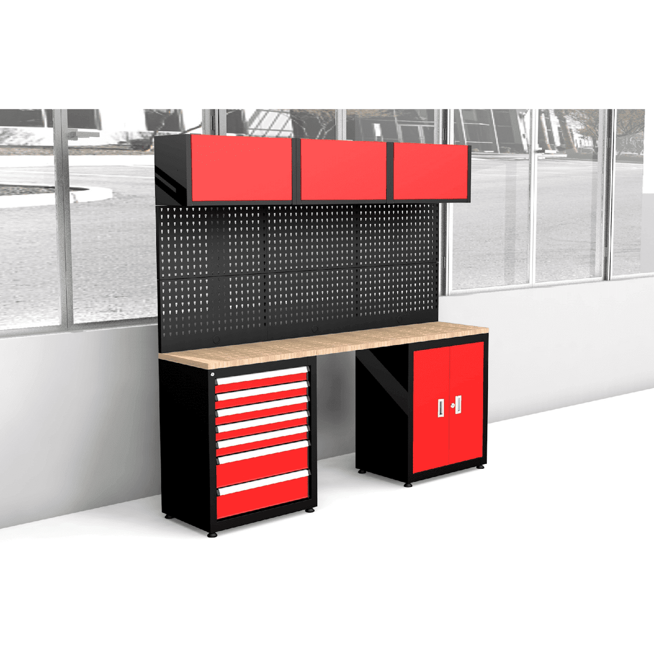 Heavy Duty Ready-to-assemble Steel Garage Storage System 108C