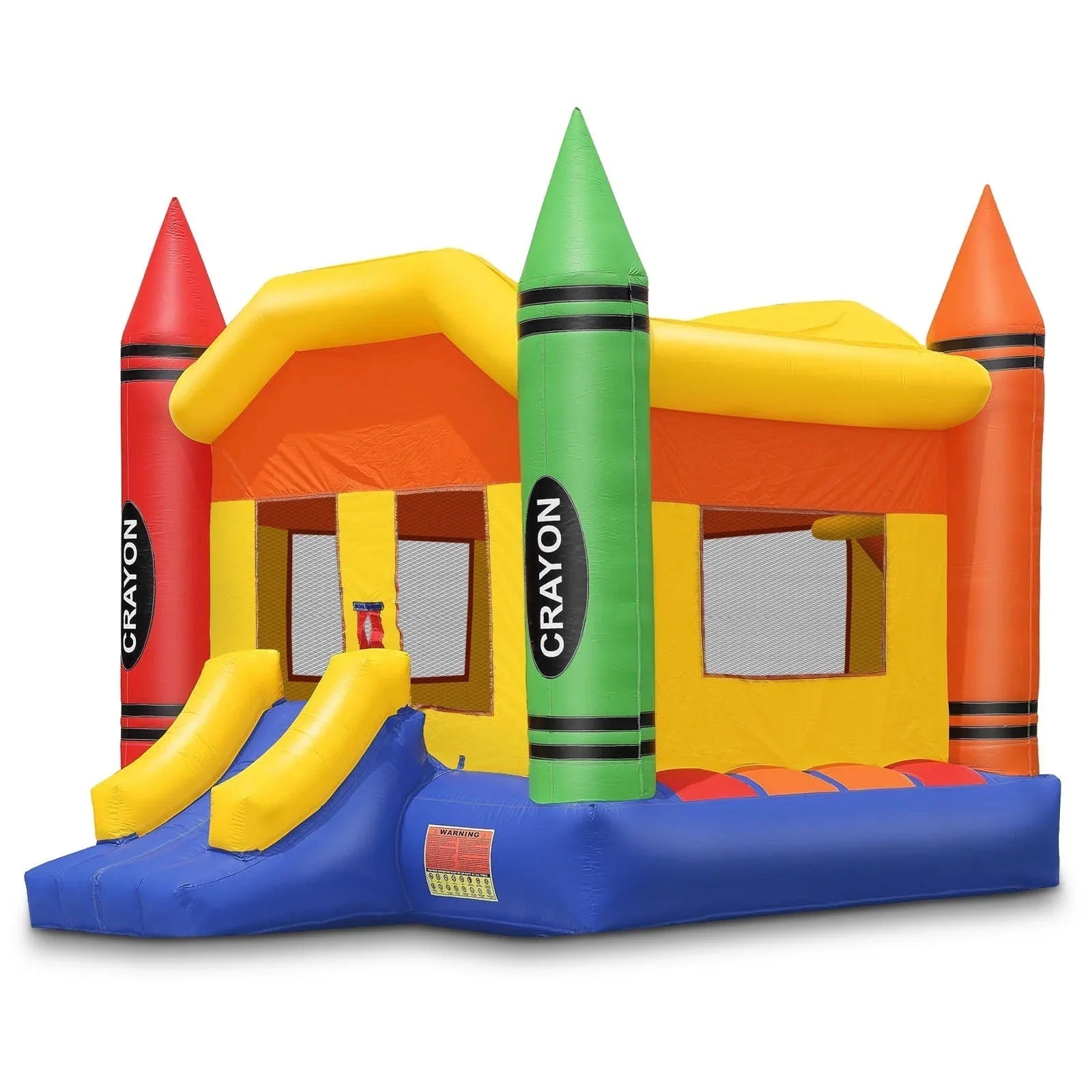 17'x13' Commercial Inflatable Crayon Bounce House by Cloud 9 - Backyard Provider