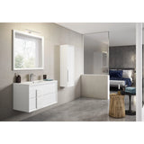 Lucena Bath Décor Cristal 32 Bathroom Vanity in White, Black, Grey, White and Black, White and Grey or Black and Grey - Backyard Provider