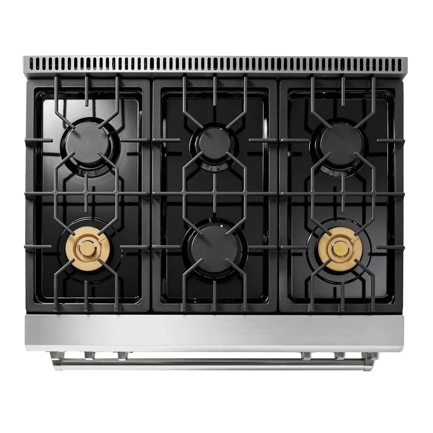 Thor Kitchen Appliance Package - 36 In. Gas Range, Range Hood, Refrigerator, Dishwasher, Wine Cooler, AP-TRG3601-C-3