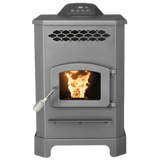 US Stove 5501S 2,000 sq. ft. Pellet Stove With Remote Control Black New