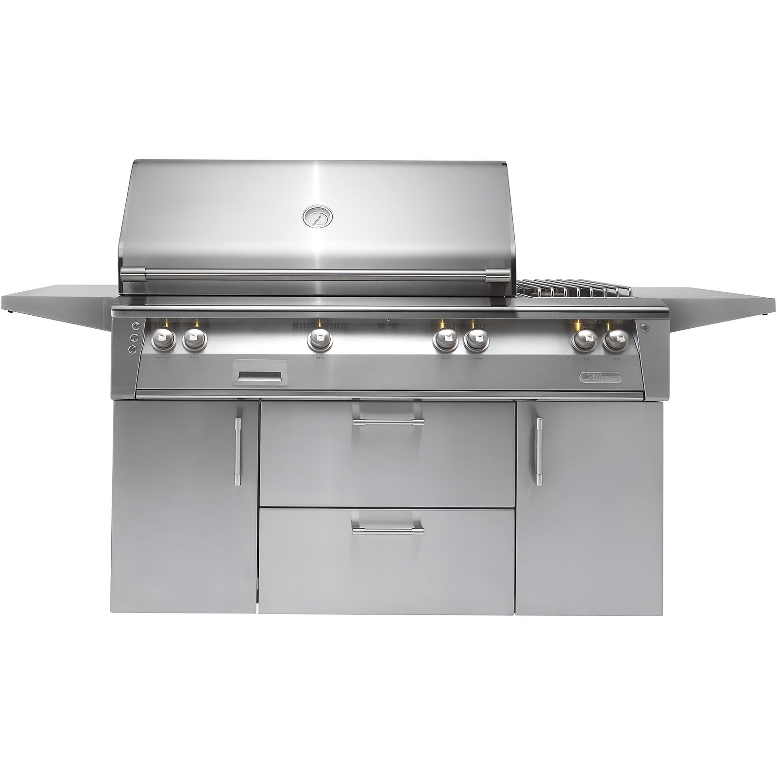 Alfresco 56" Grill with Side Burner Cart - Alxe-56c-Lp