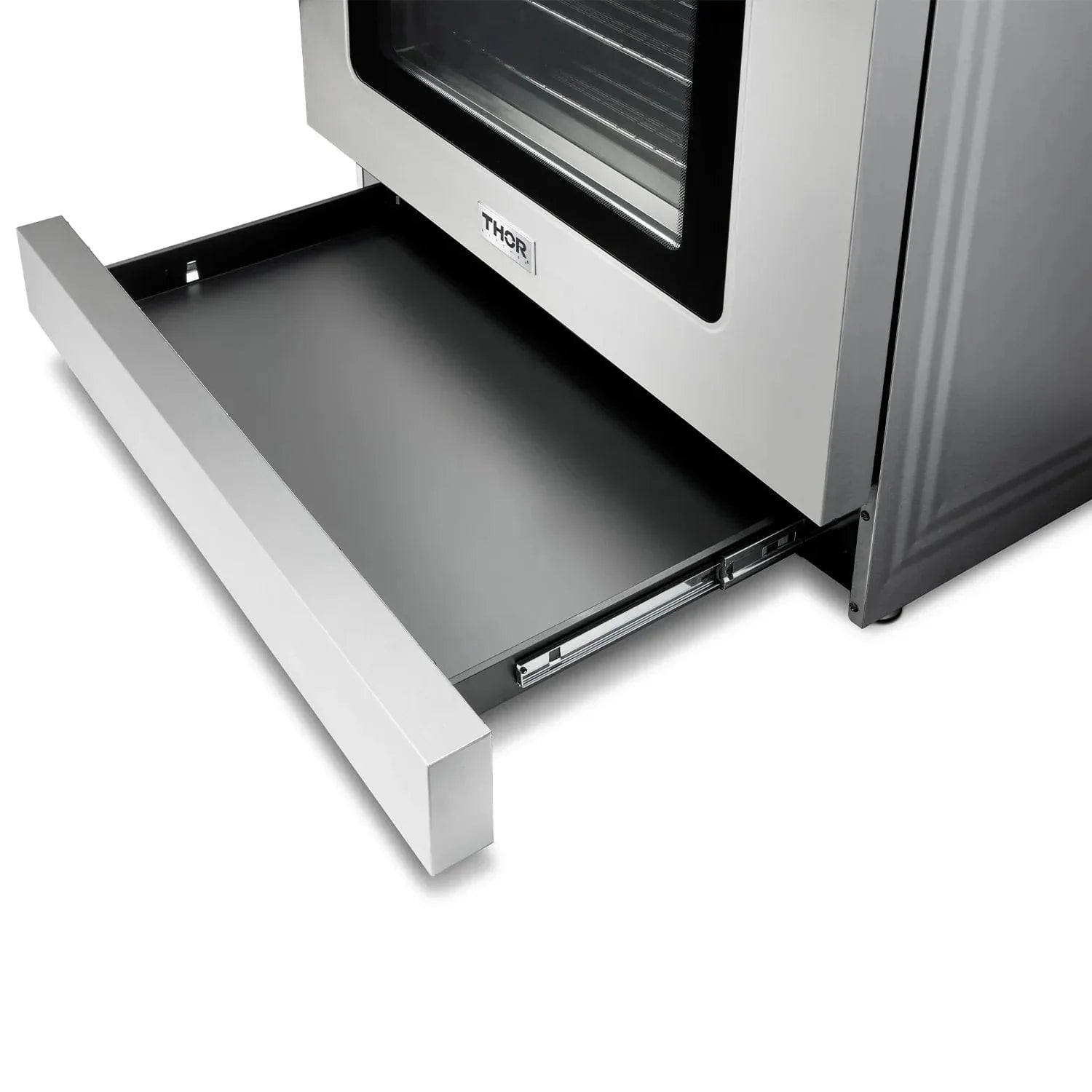 Thor Kitchen Appliance Package - 36 In. Gas Range, Range Hood, Microwave Drawer, AP-TRG3601-C-4