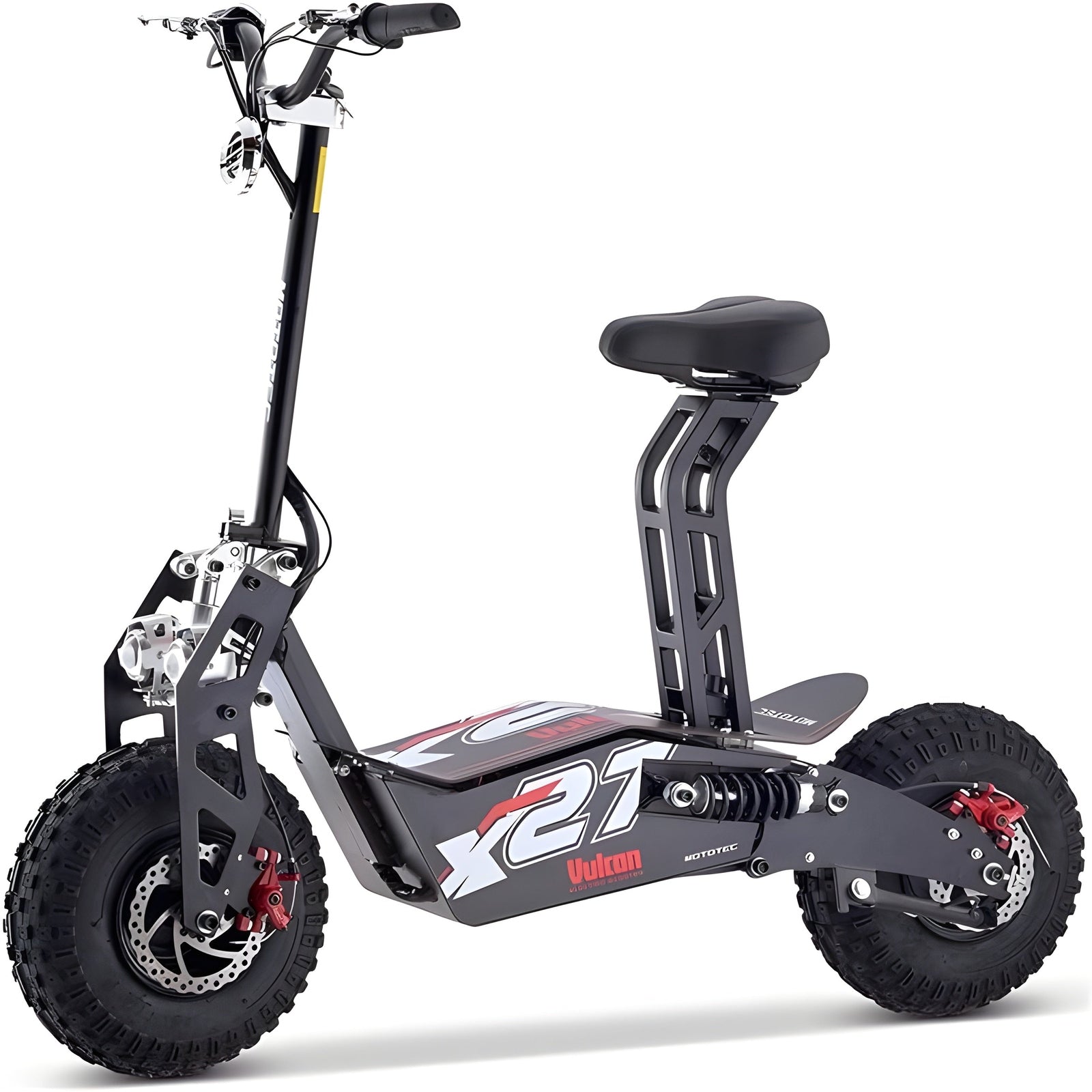 MotoTec Vulcan 48V/12Ah 1600W Folding Electric Scooter MT-Vulcan-1600w