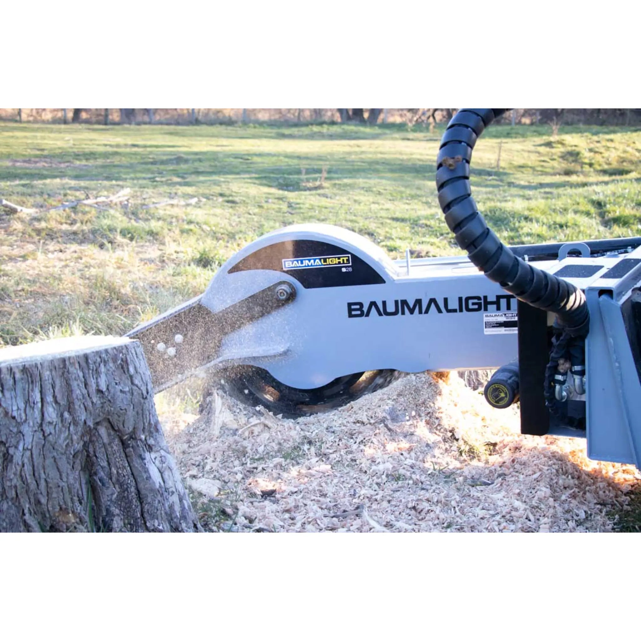 Baumalight S28 Stump Grinder For High Flow Skid Steers - BML-S28-S645-AUX