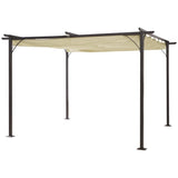 Outsunny 11.5' x 11.5' Retractable Canopy - 84C-092