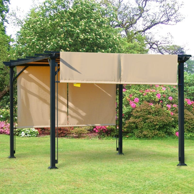 Outsunny 12' x 10' x 7' Outdoor Patio Gazebo Pergola - 84C-242V01