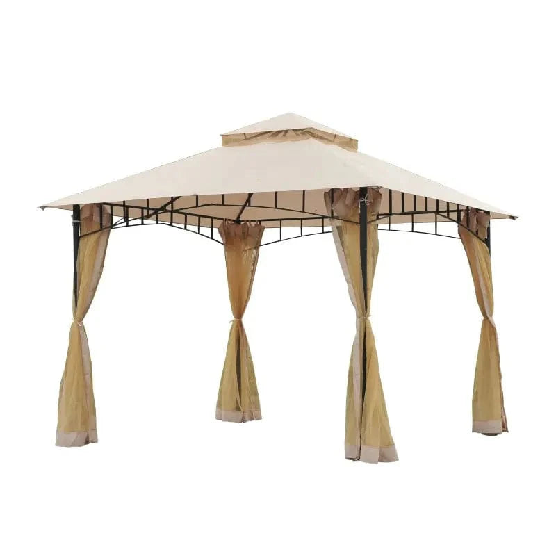 Outsunny 10' x 10' Steel Outdoor Patio Gazebo Canopy - 84C-010