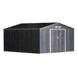 Outsunny 11' x 12.5' x 6.5' Outdoor Backyard Garden Tool Shed - 845-031V01