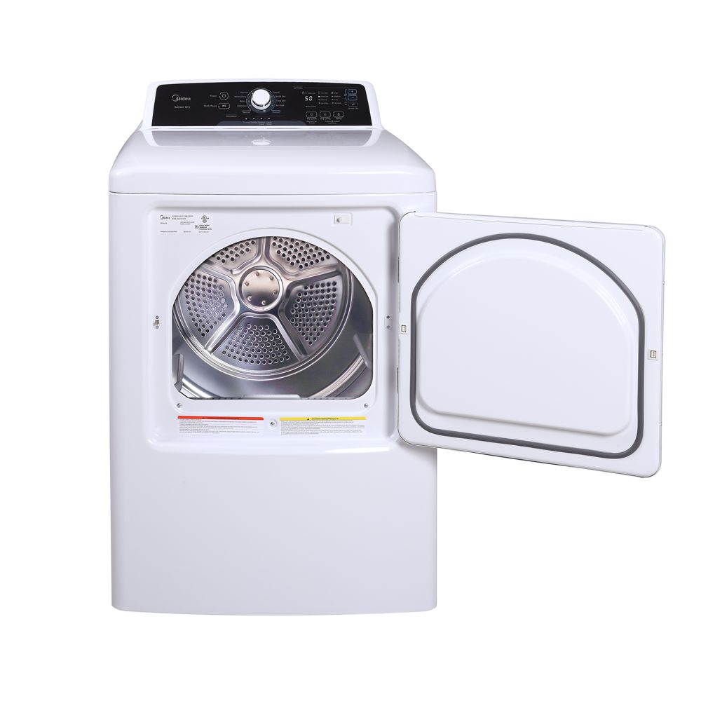 Midea 6.7 cu. ft. Impeller Front Load Electric Dryer in White - MLE41N1AWW