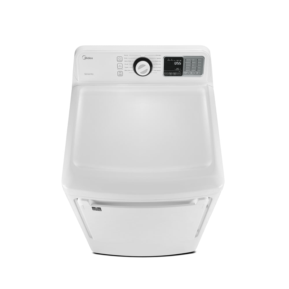 Midea 7.5 Cu. Ft. Front Load Gas Dryer in White - MLG45N1BWW