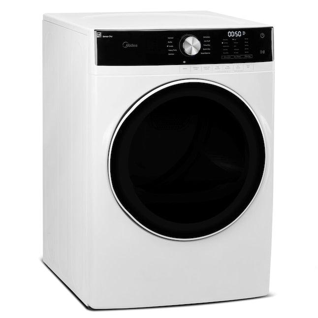 Midea 8.0-Cu. Ft. Front Load Electric Dryer in White - MLE45N1AWW