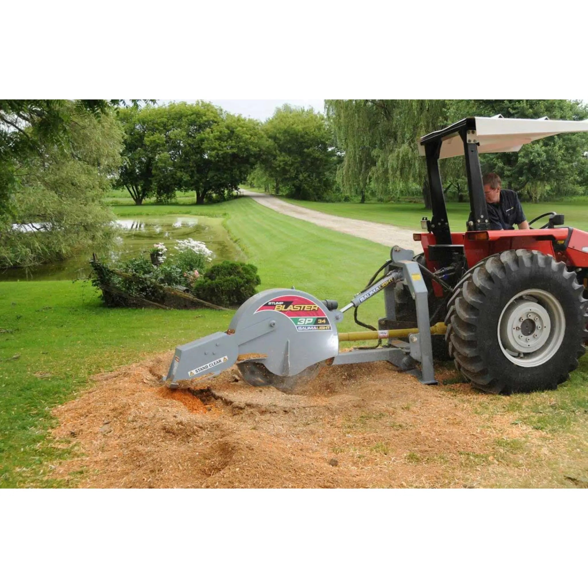 Baumalight 3P34 Stump Grinder For 50-80 HP Tractors - BML-3P34-S1050-NT