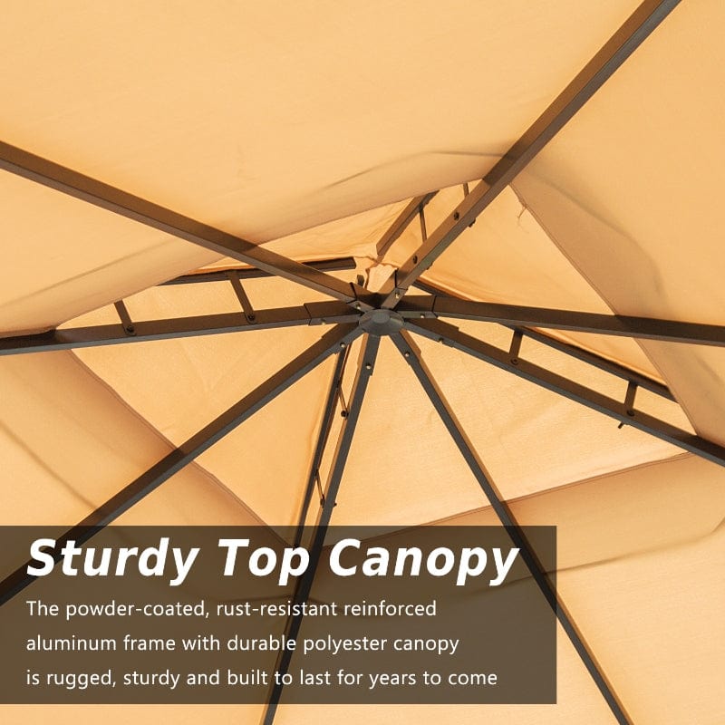 Outsunny 10' x 10' Two-Tier Outdoor Event Canopy - 84C-051