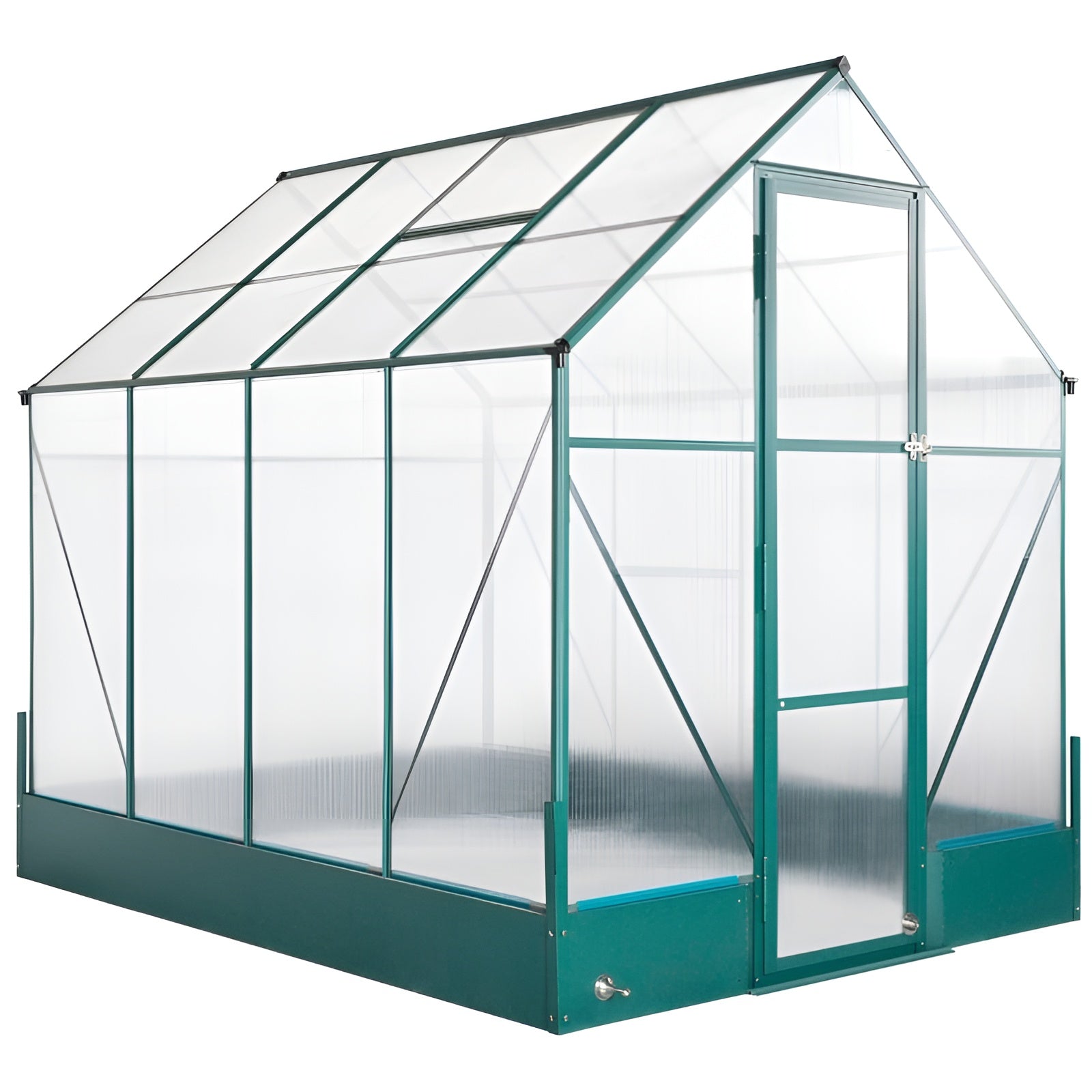 Outsunny 10' x 6' x 7' Polycarbonate Portable Walk-In Garden Greenhouse - 845-059V01