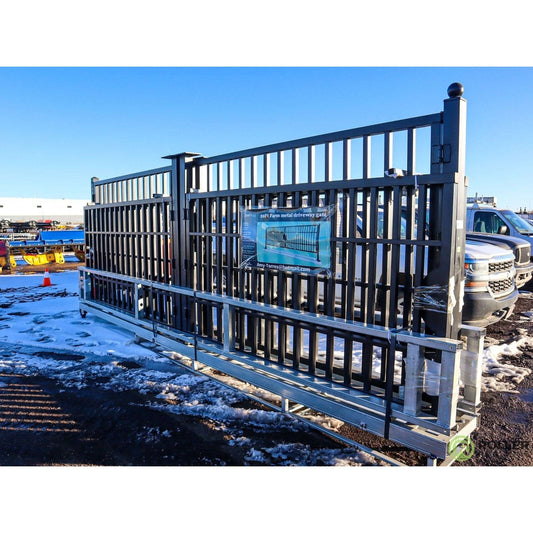 20ft Farm Metal Driveway Gate