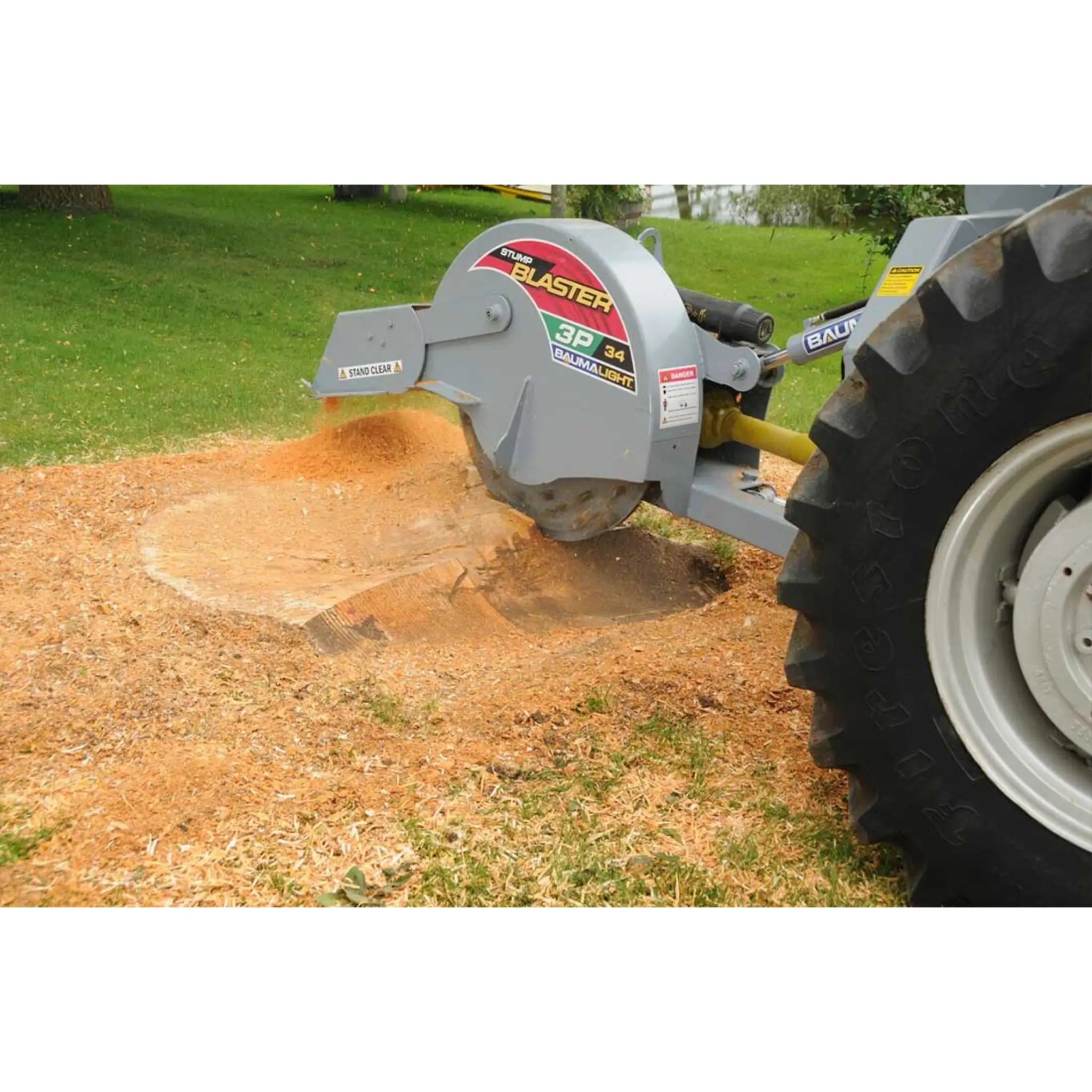 Baumalight 3P34 Stump Grinder For 50-80 HP Tractors - BML-3P34-S1050-NT