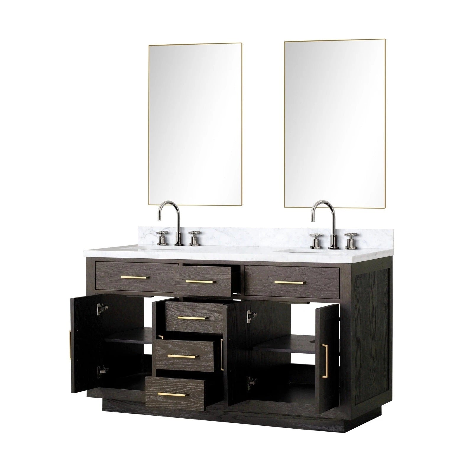 Abbey 60 x 22 Double Bath Vanity - Backyard Provider