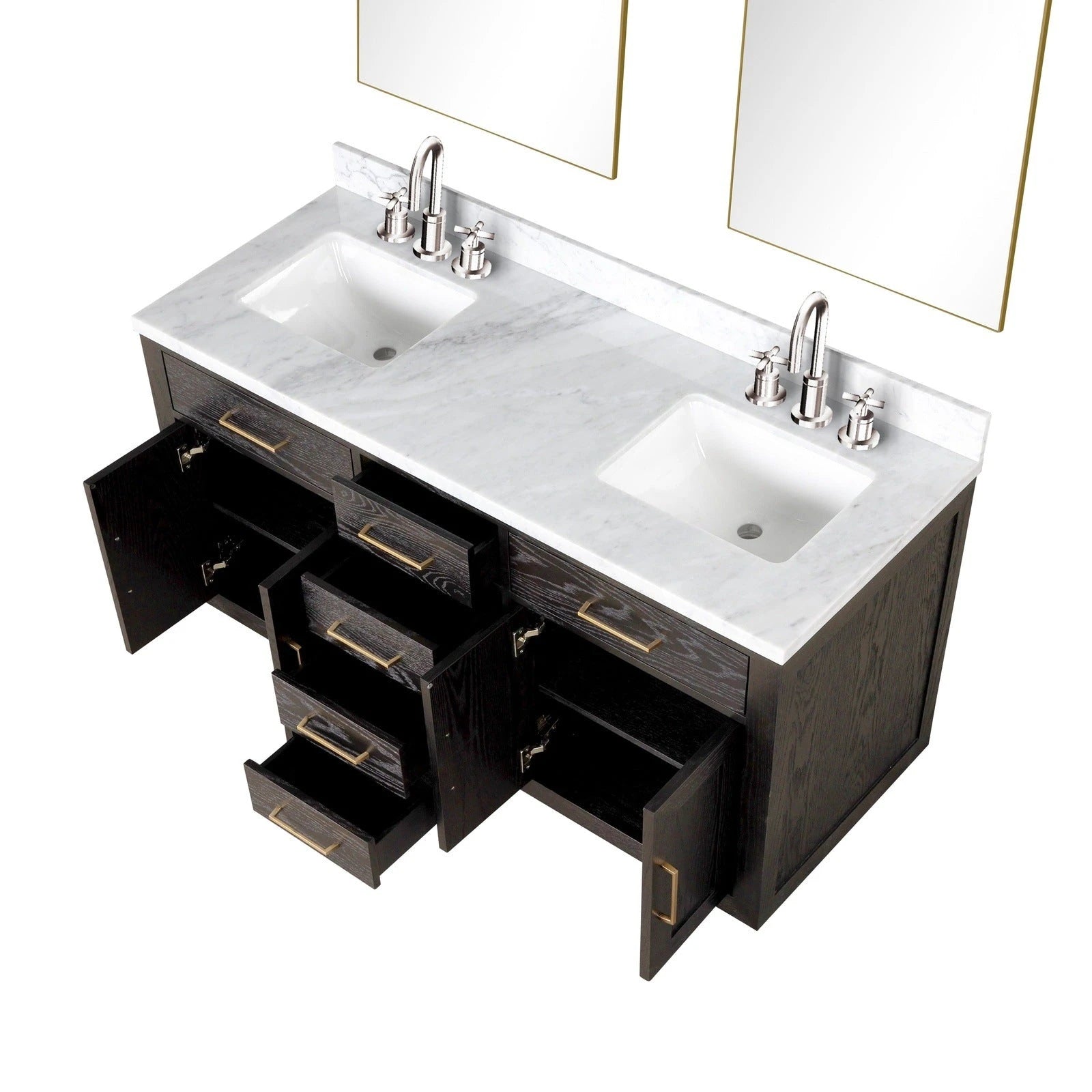 Abbey 60 x 22 Double Bath Vanity - Backyard Provider