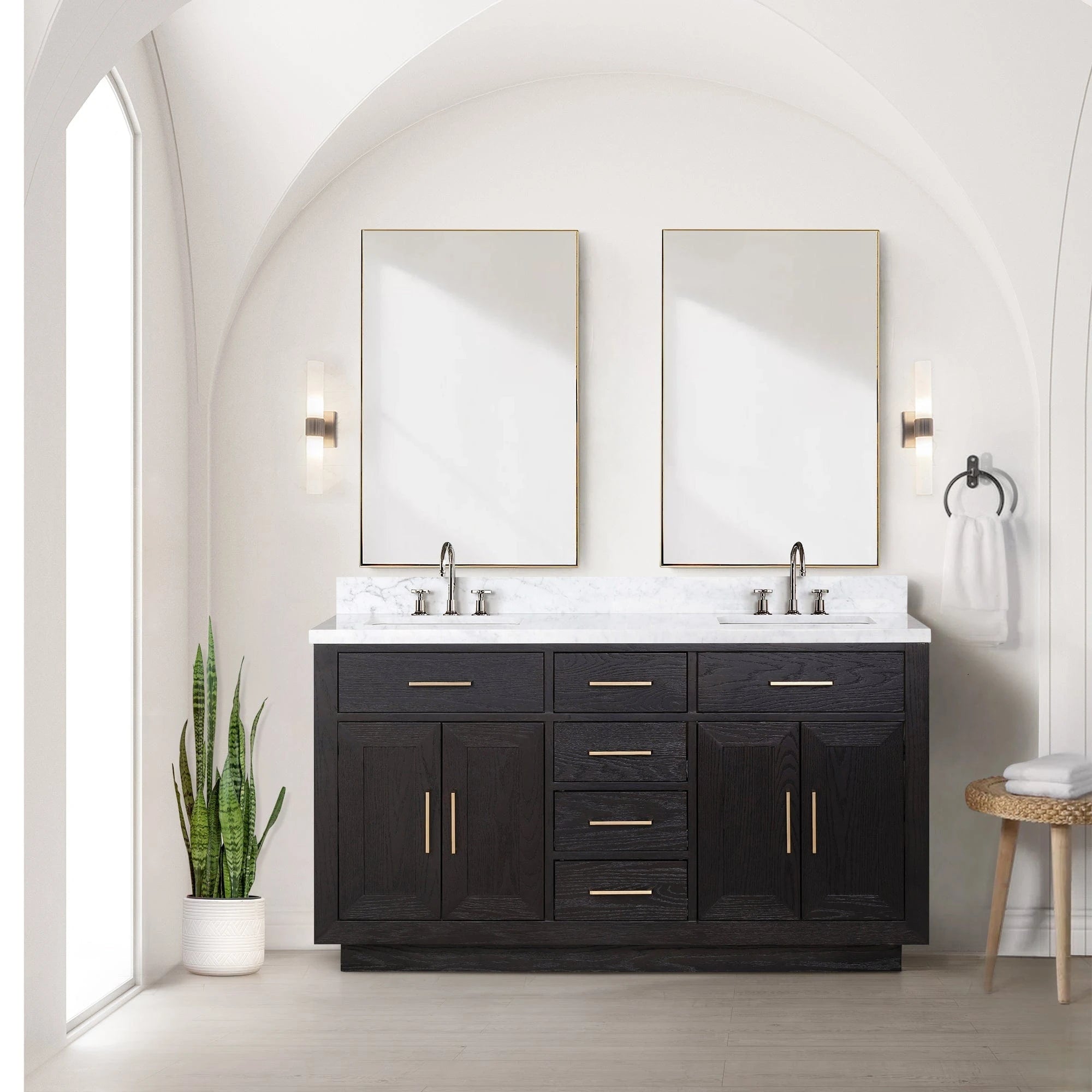 Abbey 60 x 22 Double Bath Vanity - Backyard Provider