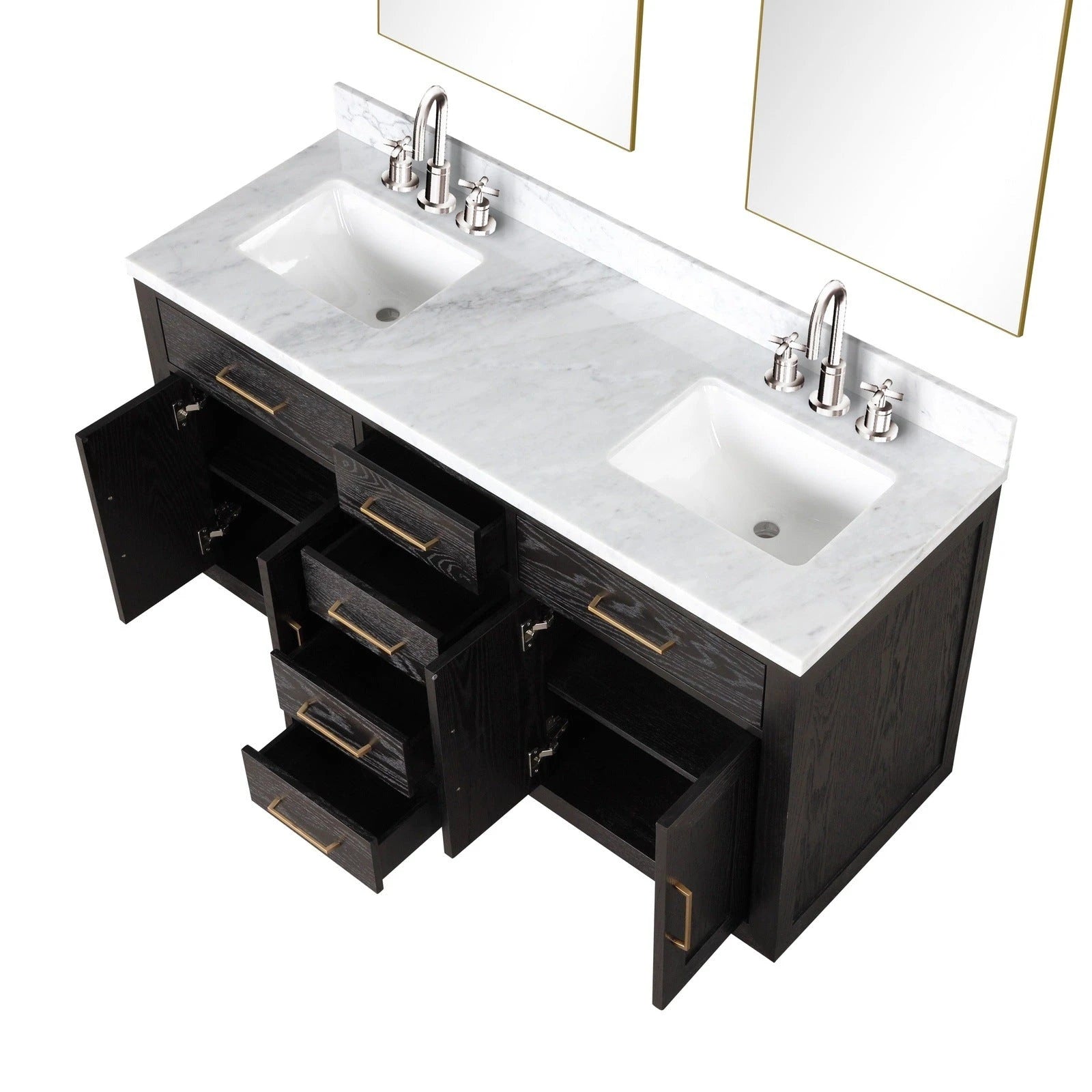 Abbey 60 x 22 Double Bath Vanity - Backyard Provider