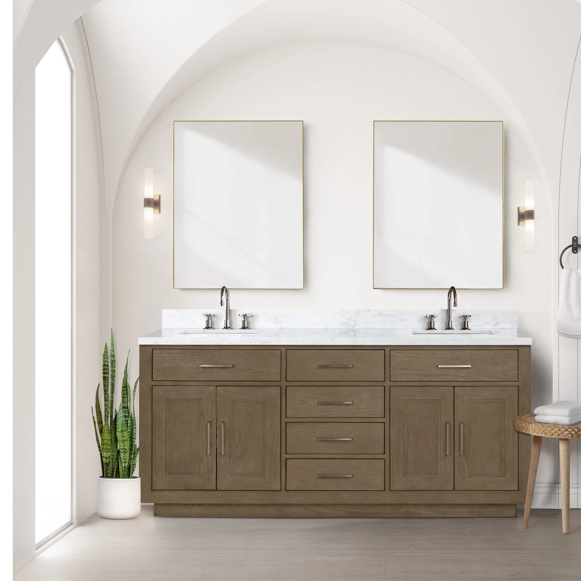 Abbey 72 x 22 Double Bath Vanity - Backyard Provider