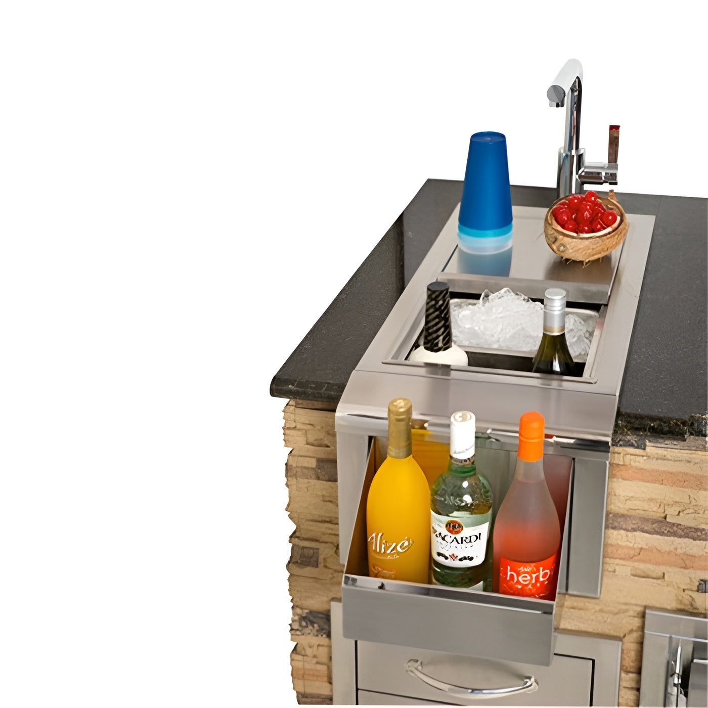 Alfresco Versa Sinks 14" Bartender & Sink System - Agbc-14