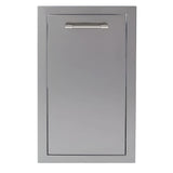 Alfresco 15 Inch Stainless Steel Dual Trash Center Drawer - Axe-Tc-S