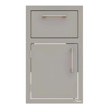 Alfresco 17 One Drawer W/ Door Left Hinge - Axe-Ddr-L-Sc