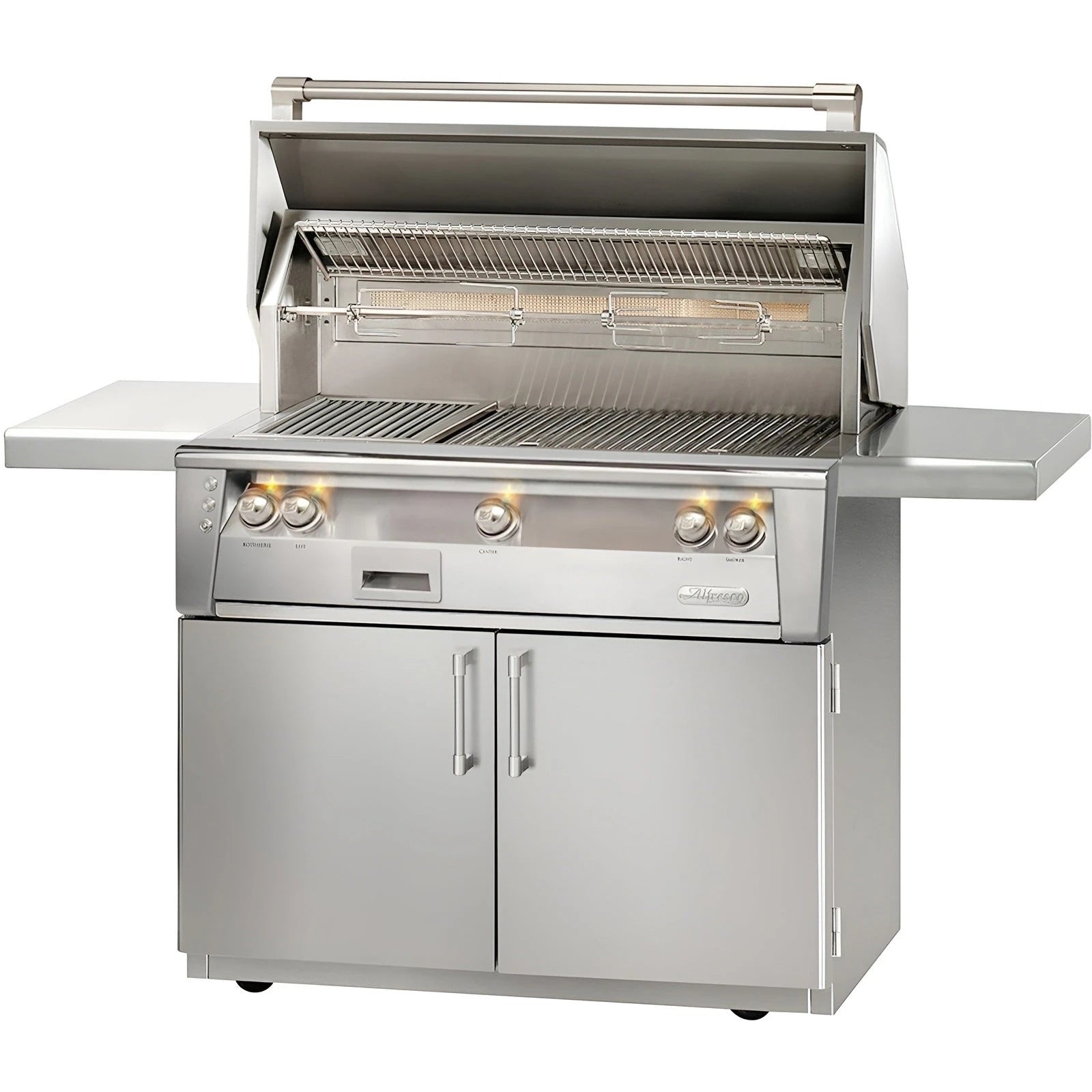 Alfresco 42 Door Cart Burner Grill Cart - Alxe-42c-Lp