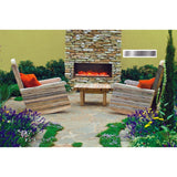 Amantii Panorama 40-inch Deep Built-in Indoor/Outdoor Linear Electric Fireplace - BI-40-DEEP-OD