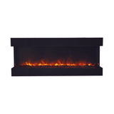 Amantii Panorama Tru View 60-inch 3-Sided View Built In Indoor/Outdoor Electric Fireplace - 60-TRU-VIEW-XL