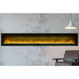 Amantii Symmetry 100'' Recessed Linear Indoor/Outdoor Electric Fireplace - SYM-100