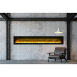 Amantii Symmetry 100'' Recessed Linear Indoor/Outdoor Electric Fireplace - SYM-100