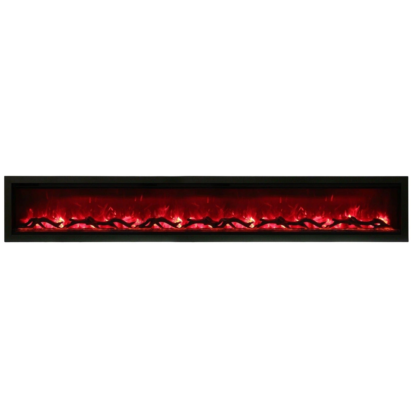 Amantii Symmetry 100'' Recessed Linear Indoor/Outdoor Electric Fireplace - SYM-100