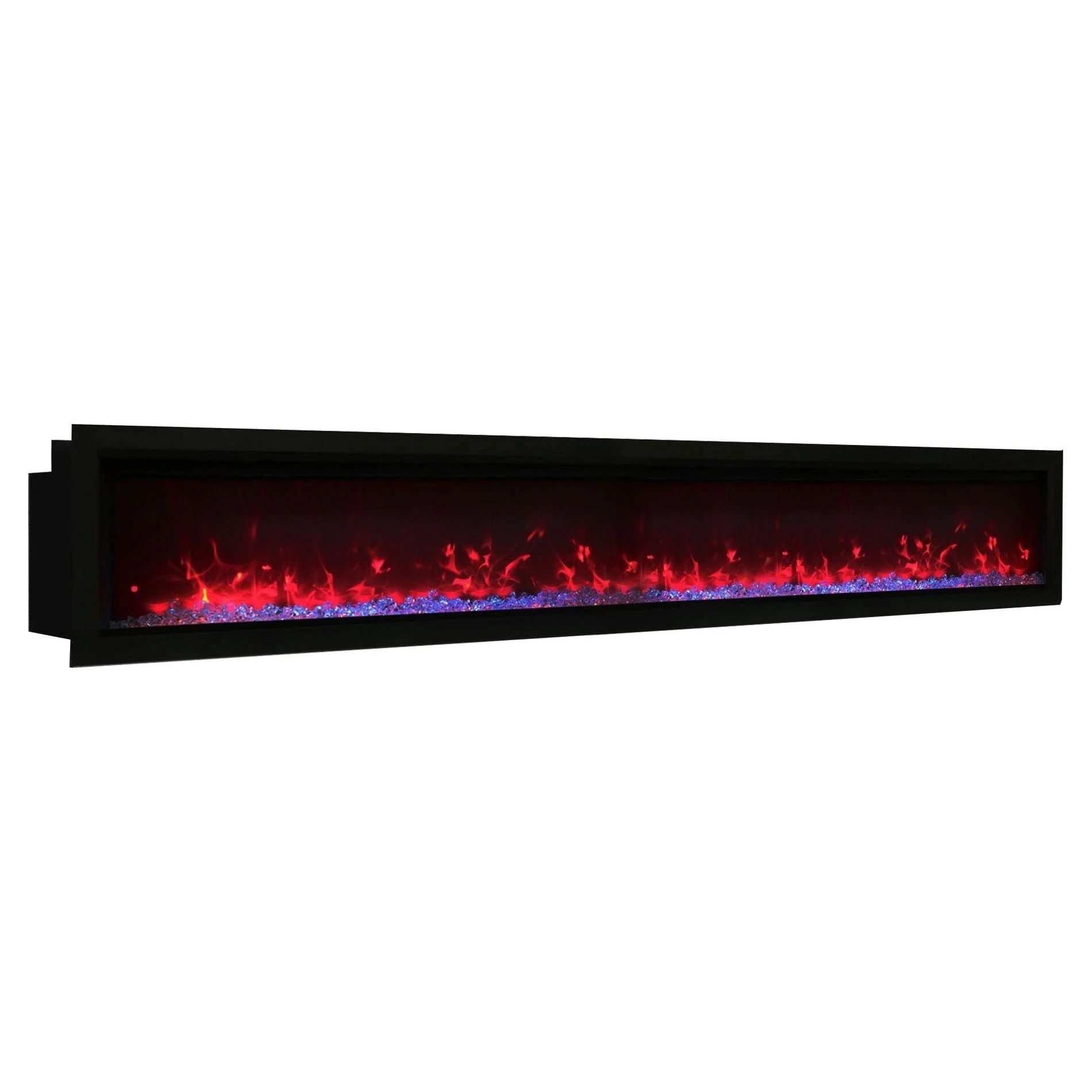 Amantii Symmetry 100'' Recessed Linear Indoor/Outdoor Electric Fireplace - SYM-100