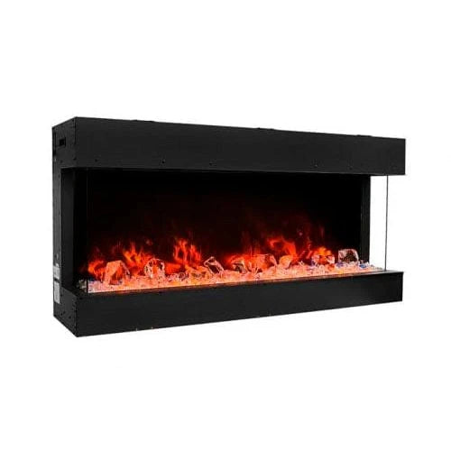 Amantii Panorama Tru View Slim 30-inch 3-Sided Built In Indoor/Outdoor Electric Fireplace - 30-TRV-SLIM