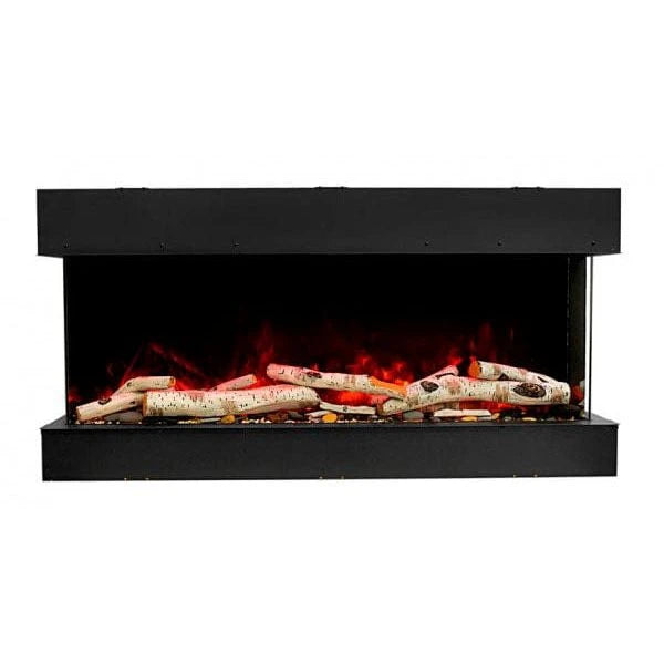 Amantii Panorama Tru View Slim 72-inch 3-Sided Built In Indoor/Outdoor Electric Fireplace - 72-TRV-SLIM