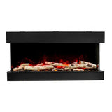 Amantii Panorama Tru View Slim 72-inch 3-Sided Built In Indoor/Outdoor Electric Fireplace - 72-TRV-SLIM