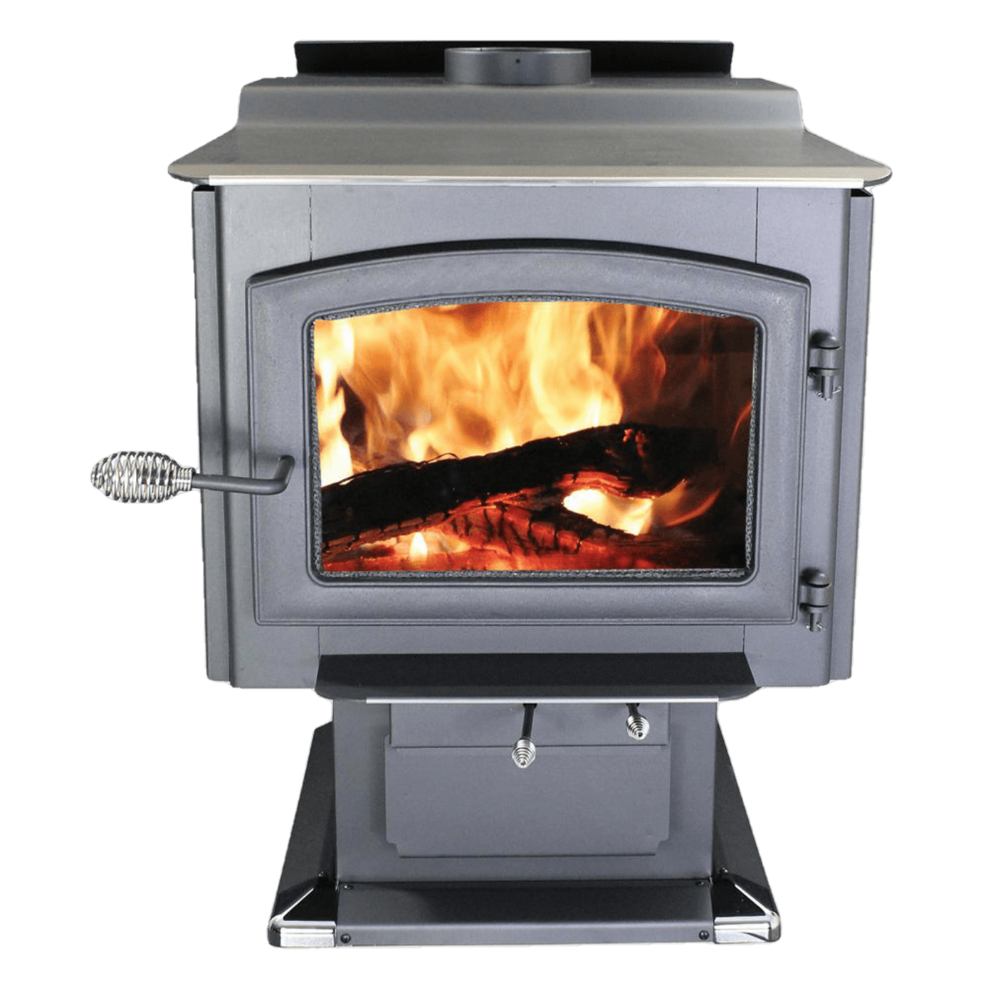 Ashley Hearth AW3200E-P EPA Certified 3,200 sq. ft. Large Pedestal Wood Stove with Blower New