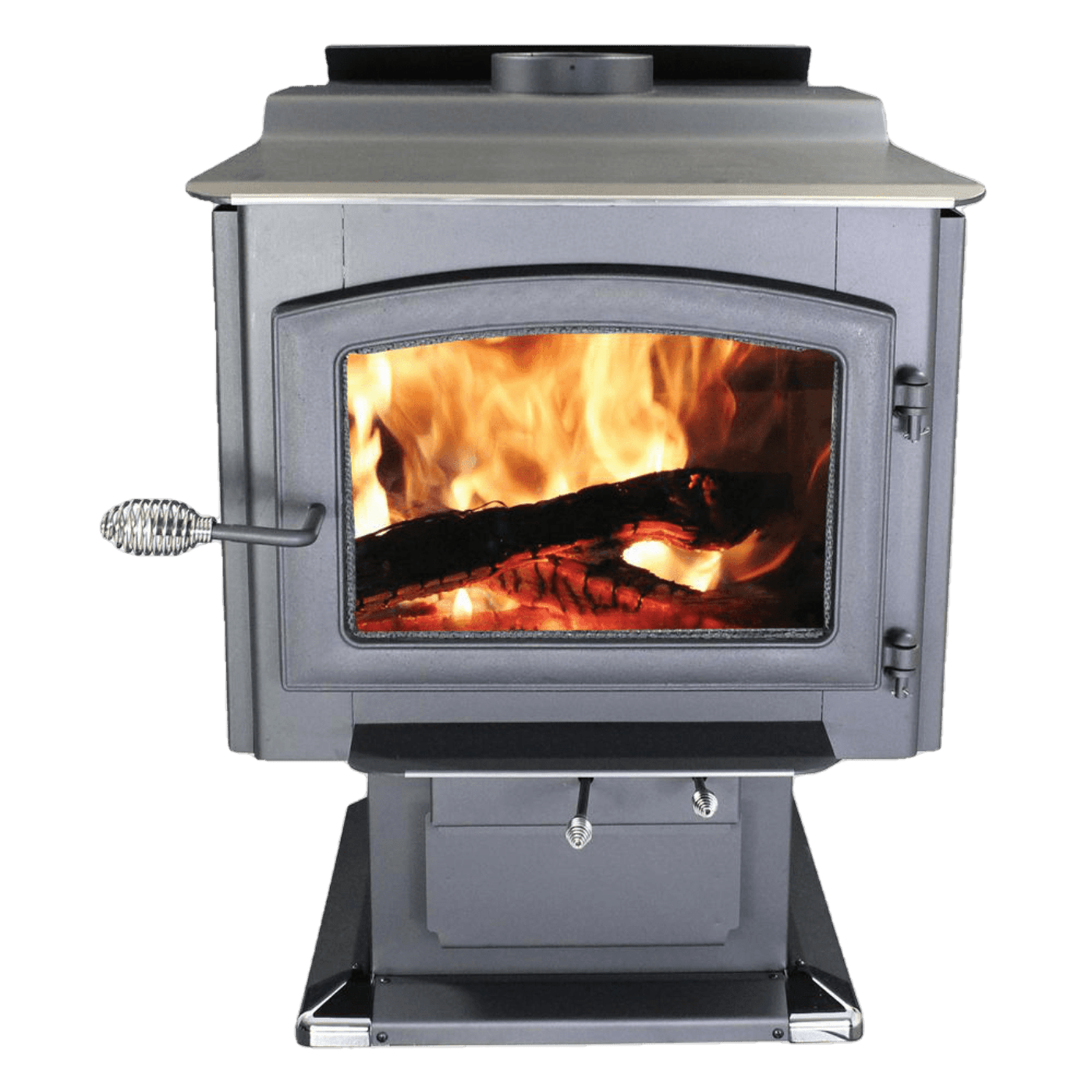 Ashley Hearth AW3200E-P EPA Certified 3,200 sq. ft. Large Pedestal Wood Stove with Blower New