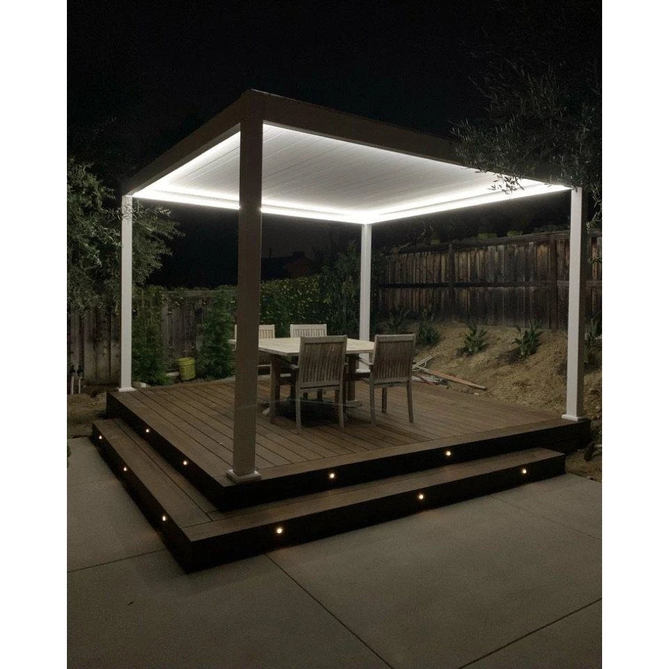 Bon Pergola 10' x 13' Freestanding Louvered Villa Pergola - VP-4325-DG