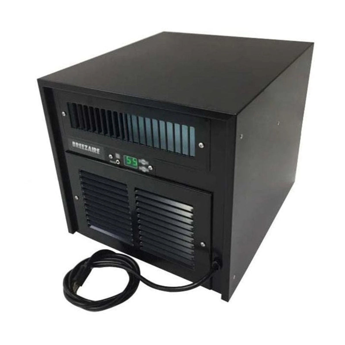 Breezaire WKL2200BLK Wine Cellar Cooling Unit – Black Series, 265 Cu.Ft. Capacity - WKL 2200 BLK