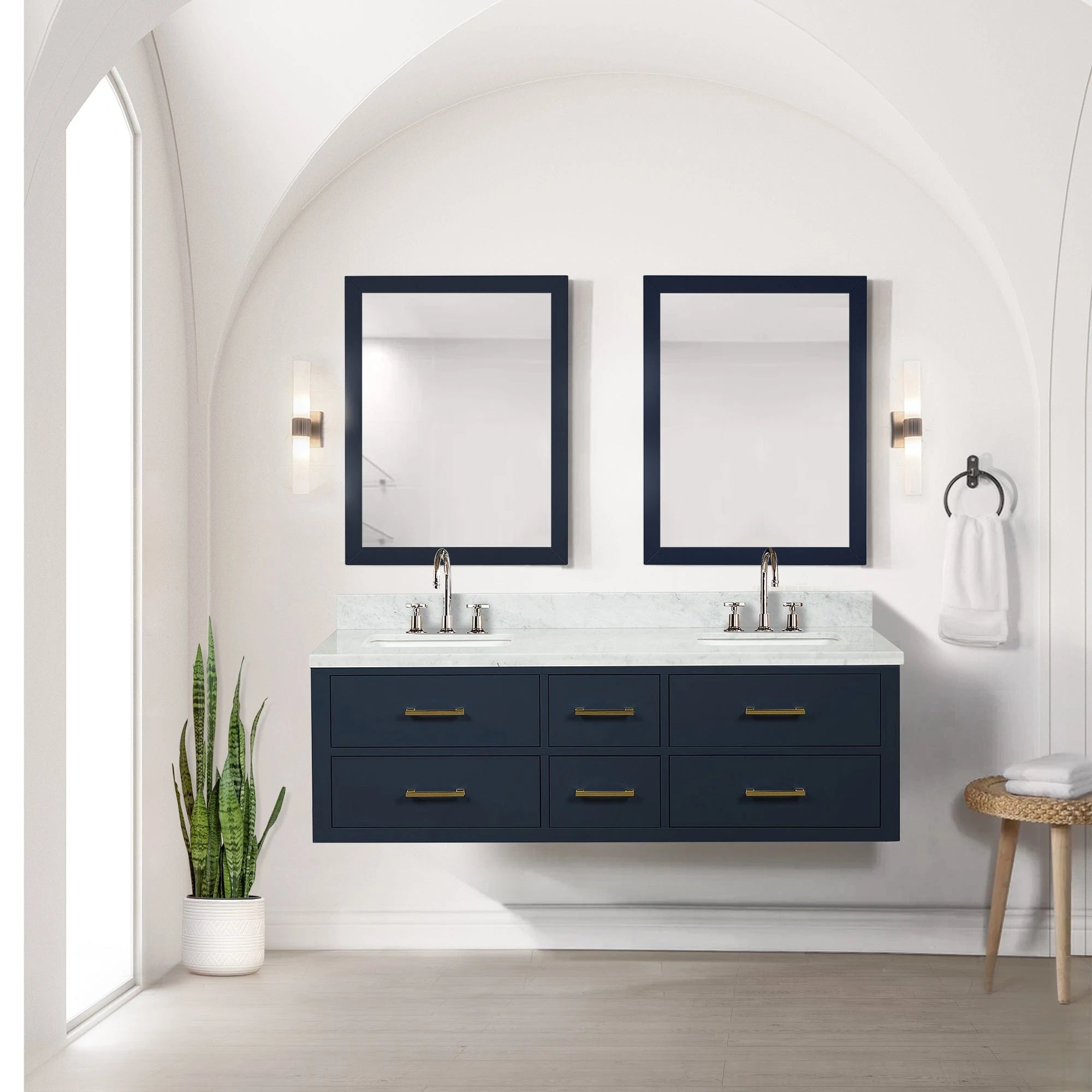 Castor 60 x 22Double Bath Vanity - Backyard Provider