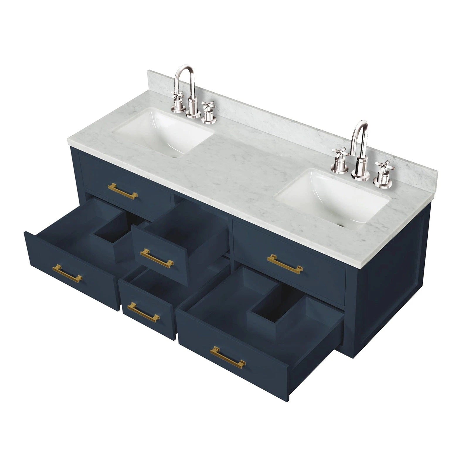 Castor 60 x 22Double Bath Vanity - Backyard Provider