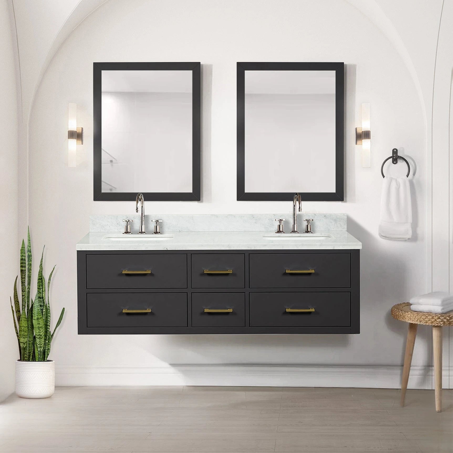 Castor 60 x 22Double Bath Vanity - Backyard Provider