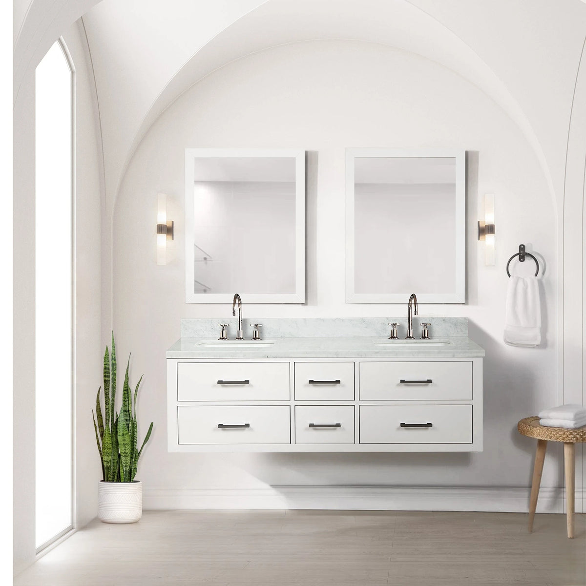 Castor 60 x 22Double Bath Vanity - Backyard Provider