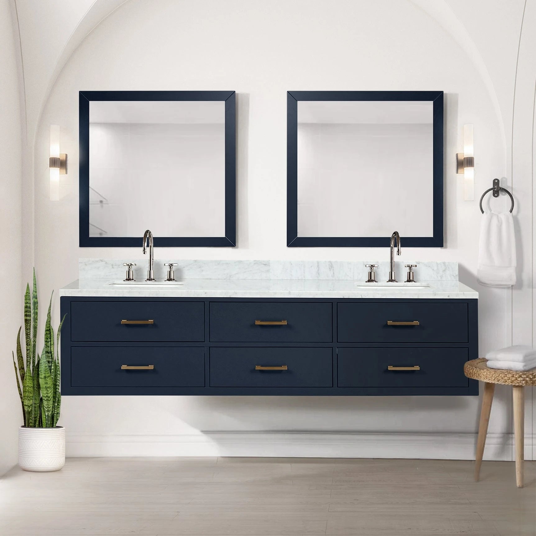 Castor 80 x 22 Double Bath Vanity - Backyard Provider