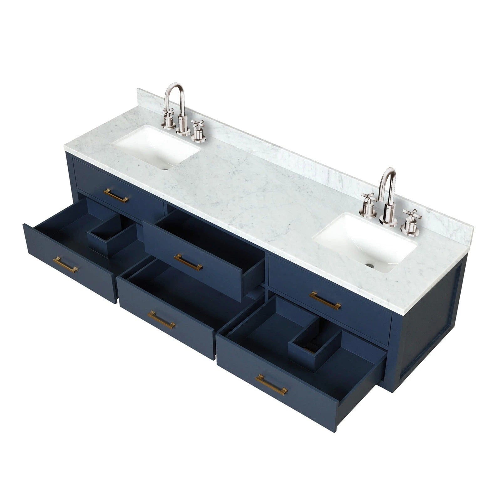 Castor 80 x 22 Double Bath Vanity - Backyard Provider