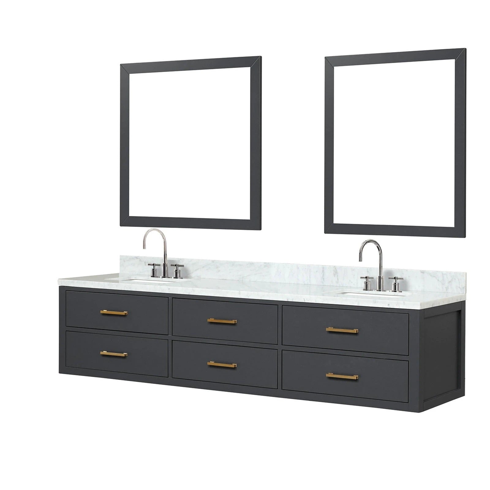 Castor 80 x 22 Double Bath Vanity - Backyard Provider